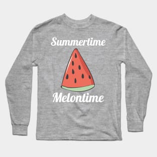 Summertime Melontime Long Sleeve T-Shirt